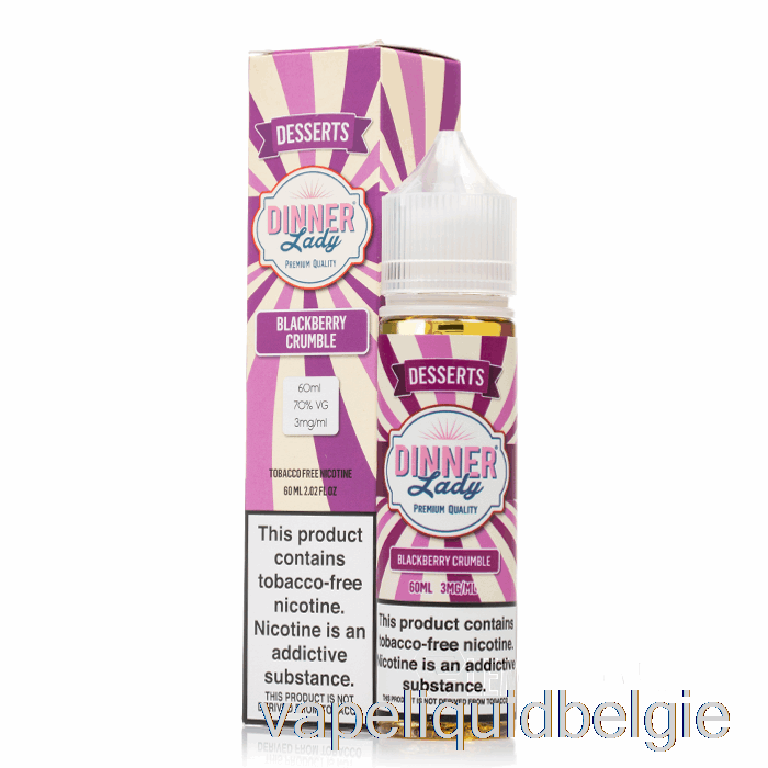 Vape Vloeibare Bramencrumble - Vape Diner Dame E-vloeistof - 60ml 0mg